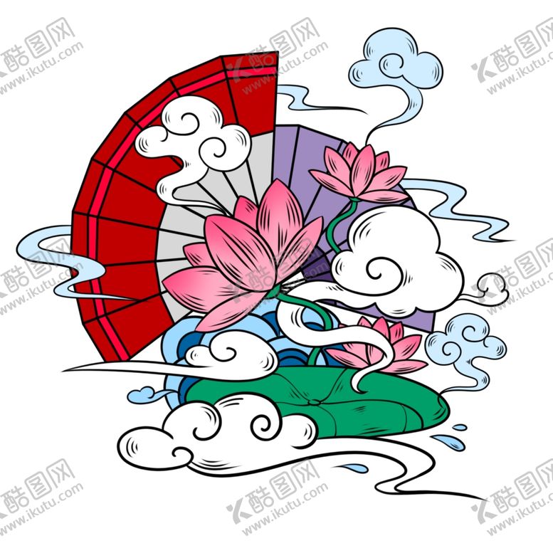 编号：52813909102052183146【酷图网】源文件下载-中国风素材山水画复古素材