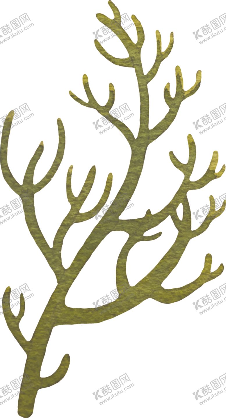 编号：75838610152115382146【酷图网】源文件下载-珊瑚绿色海底生物