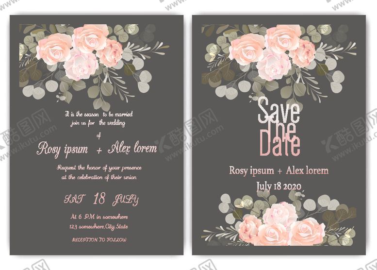 编号：79210709181633125274【酷图网】源文件下载-邀请卡