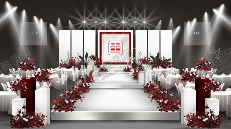 编号：93626801251708277690【酷图网】源文件下载-婚礼效果图