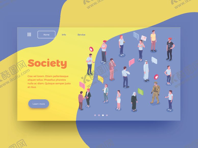 编号：95756909271027492647【酷图网】源文件下载-社会交流人物矢量插画