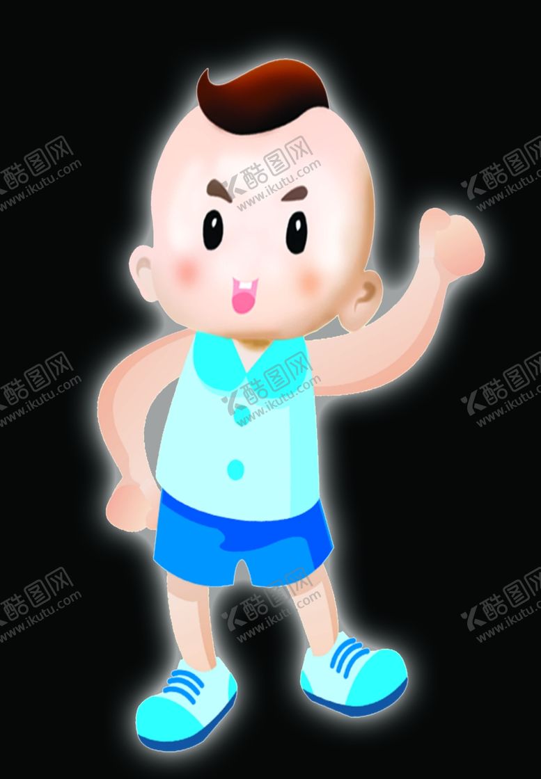 编号：20090410311947183551【酷图网】源文件下载-卡通小男孩