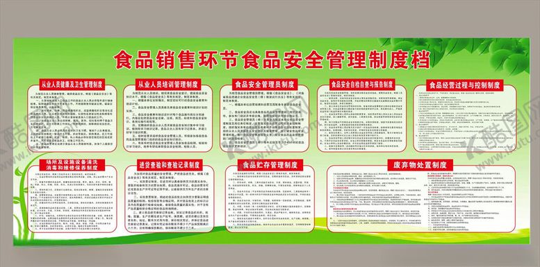 编号：90730711010633287276【酷图网】源文件下载-食品销售安全管理制度
