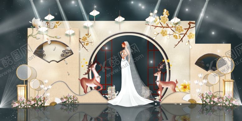 编号：30864205031123235320【酷图网】源文件下载-香槟色婚礼