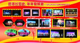 2022年元旦晚会展板