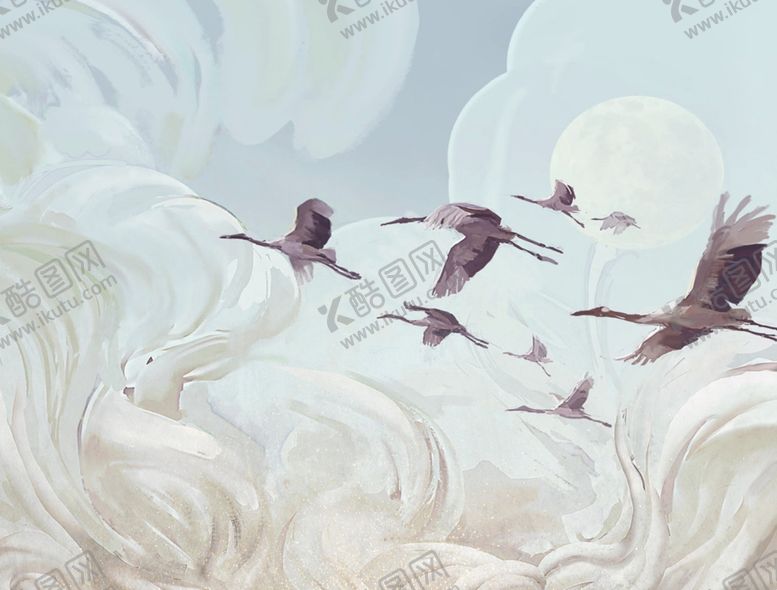 编号：16605509200825573012【酷图网】源文件下载-大雁南飞