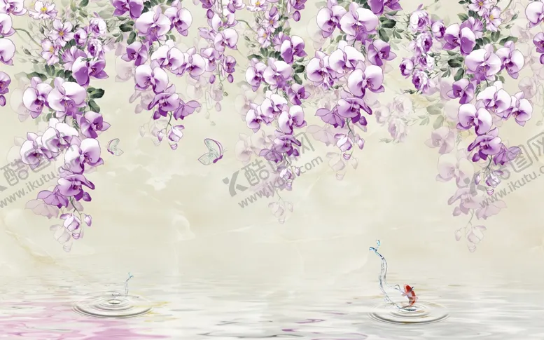 编号：68771109090103463196【酷图网】源文件下载-花卉背景墙