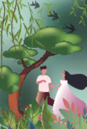 原创春天节气矢量扁平插画