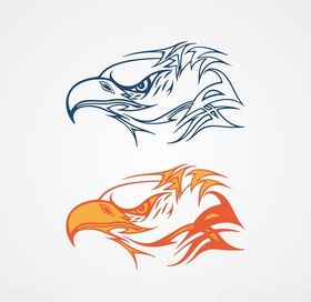 老鹰矢量图案