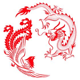 中国风金色龙元素