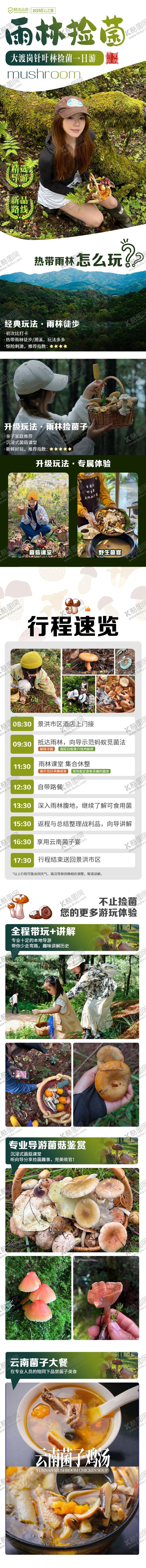 编号：91367804031241306381【酷图网】源文件下载-雨林捡菌