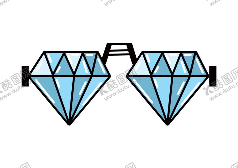 编号：51204710311146552979【酷图网】源文件下载-手绘钻石宝石水晶珠宝免扣素材