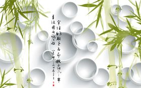3D花背景墙