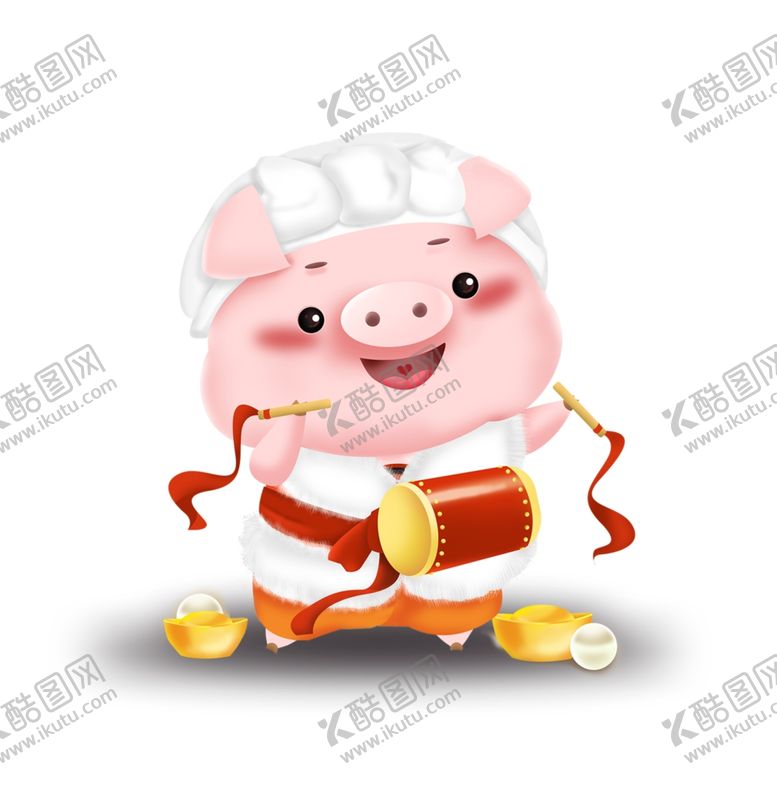 编号：56634006252024128454【酷图网】源文件下载-卡通猪可爱小猪