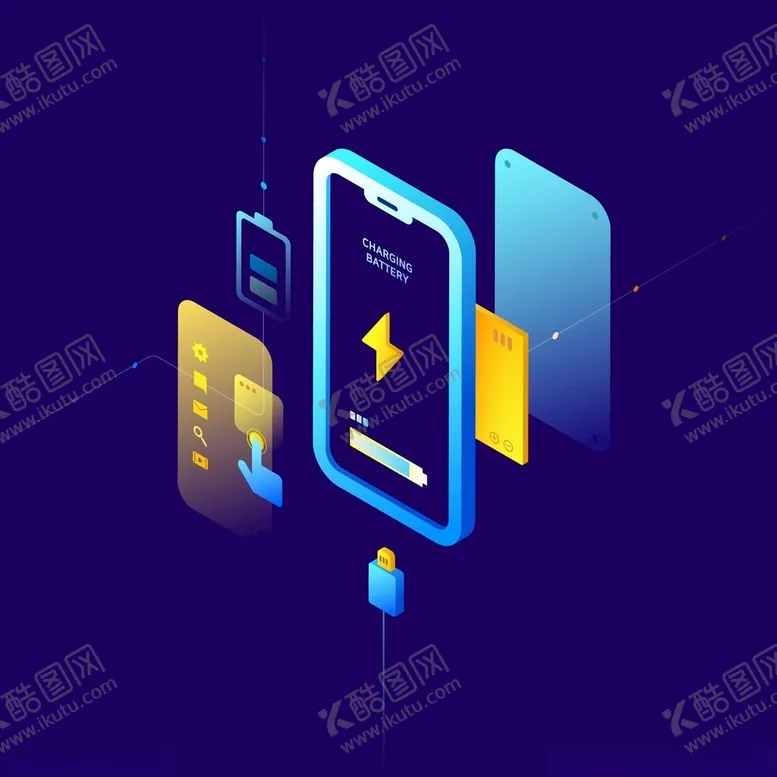 编号：47681102192226251213【酷图网】源文件下载-新能源电池插画