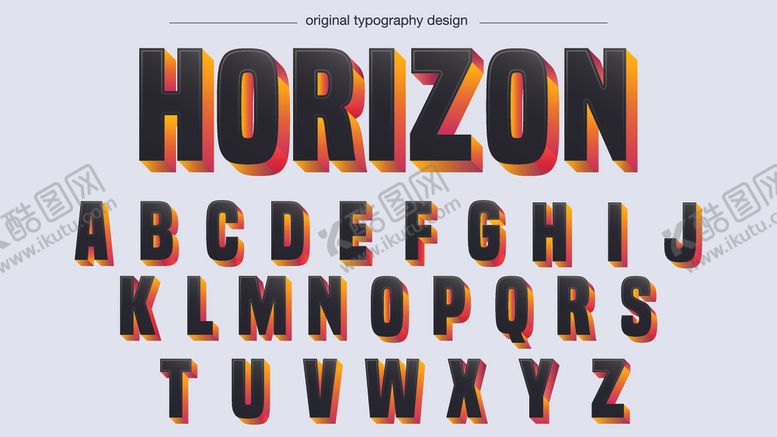 编号：15444610080056554164【酷图网】源文件下载-英文字母设计