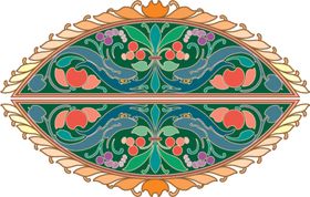 欧式花纹