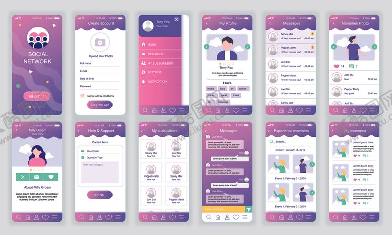 编号：96046904102344156614【酷图网】源文件下载-UI界面设计