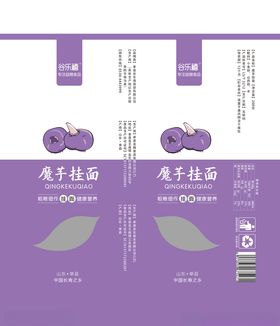 魔芋挂面包装