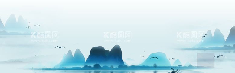 编号：62397409200714253851【酷图网】源文件下载-山水水墨背景