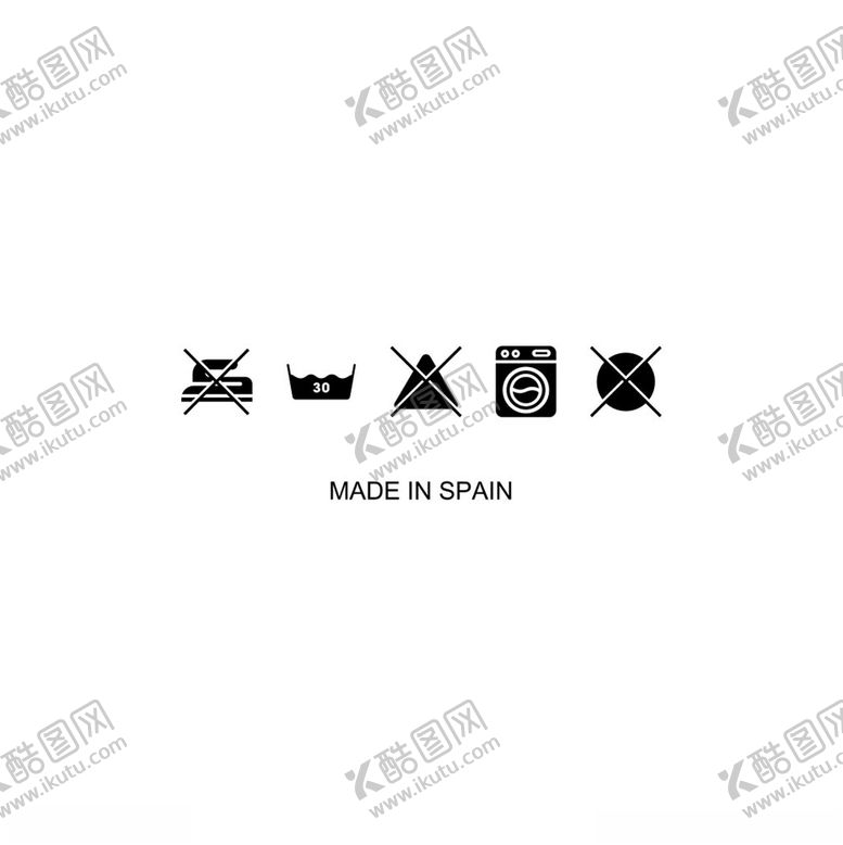 编号：73349101270438205456【酷图网】源文件下载-西班牙洗唛标签