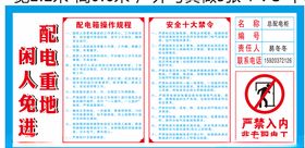 配电箱操作规程