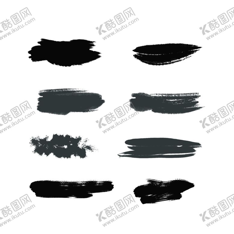 编号：24312406261609209907【酷图网】源文件下载-水墨海报素材毛笔画素材墨迹