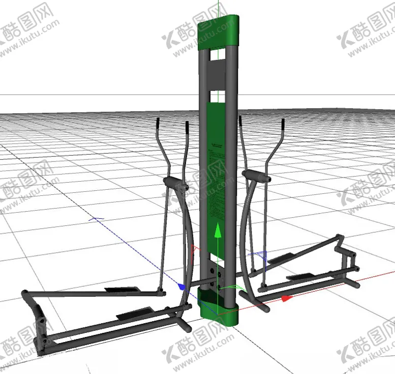 编号：12073711302332094004【酷图网】源文件下载-C4D模型运动器材