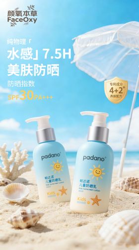 新年护肤品营销海报