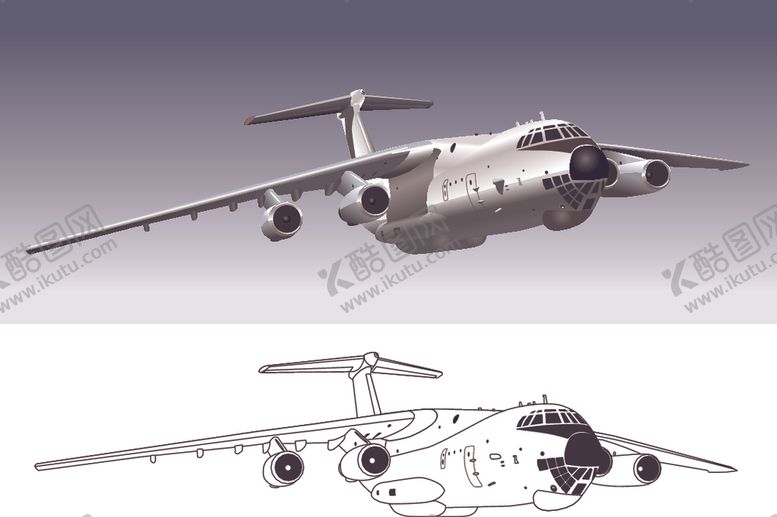 编号：49588710301256167140【酷图网】源文件下载-卡通造型民航客机飞机图片