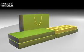 纸盒模版礼盒C4D模型