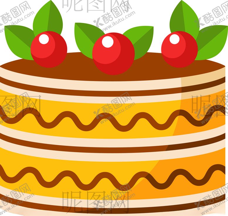 编号：75812010090152462082【酷图网】源文件下载-生日蛋糕UI标识标志LOGO