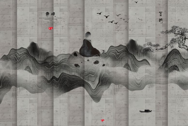 编号：10253510161934121523【酷图网】源文件下载-新中式装饰画