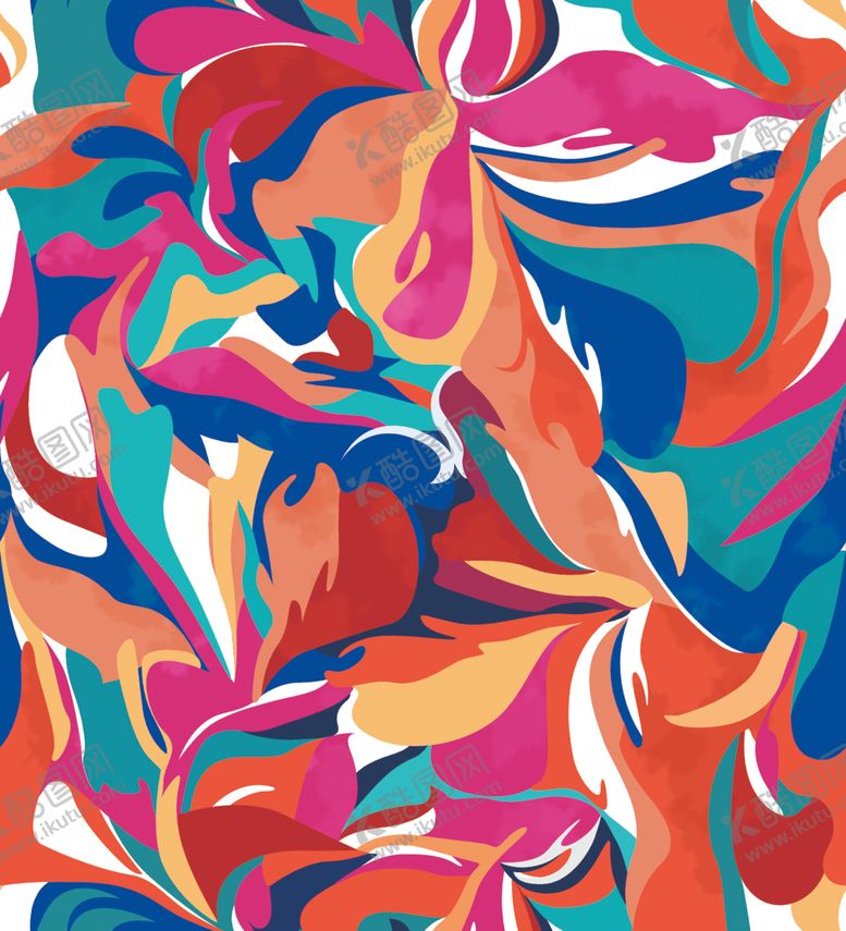 编号：12311911020241594736【酷图网】源文件下载-多彩抽象花纹图案设计