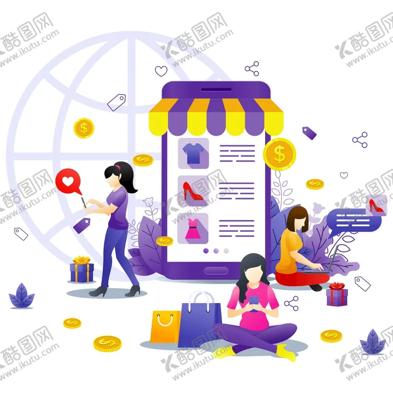编号：79531809290106247921【酷图网】源文件下载-互联网插画
