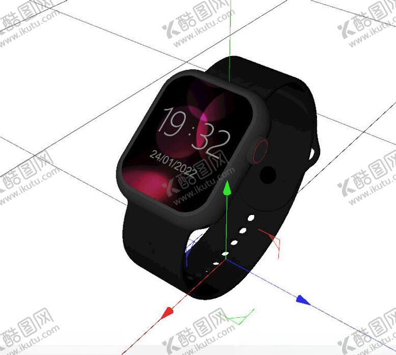编号：50279502170920021911【酷图网】源文件下载-C4D模型智能手表