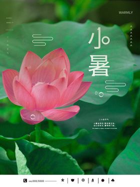 小暑大节日大朋友圈微信海报