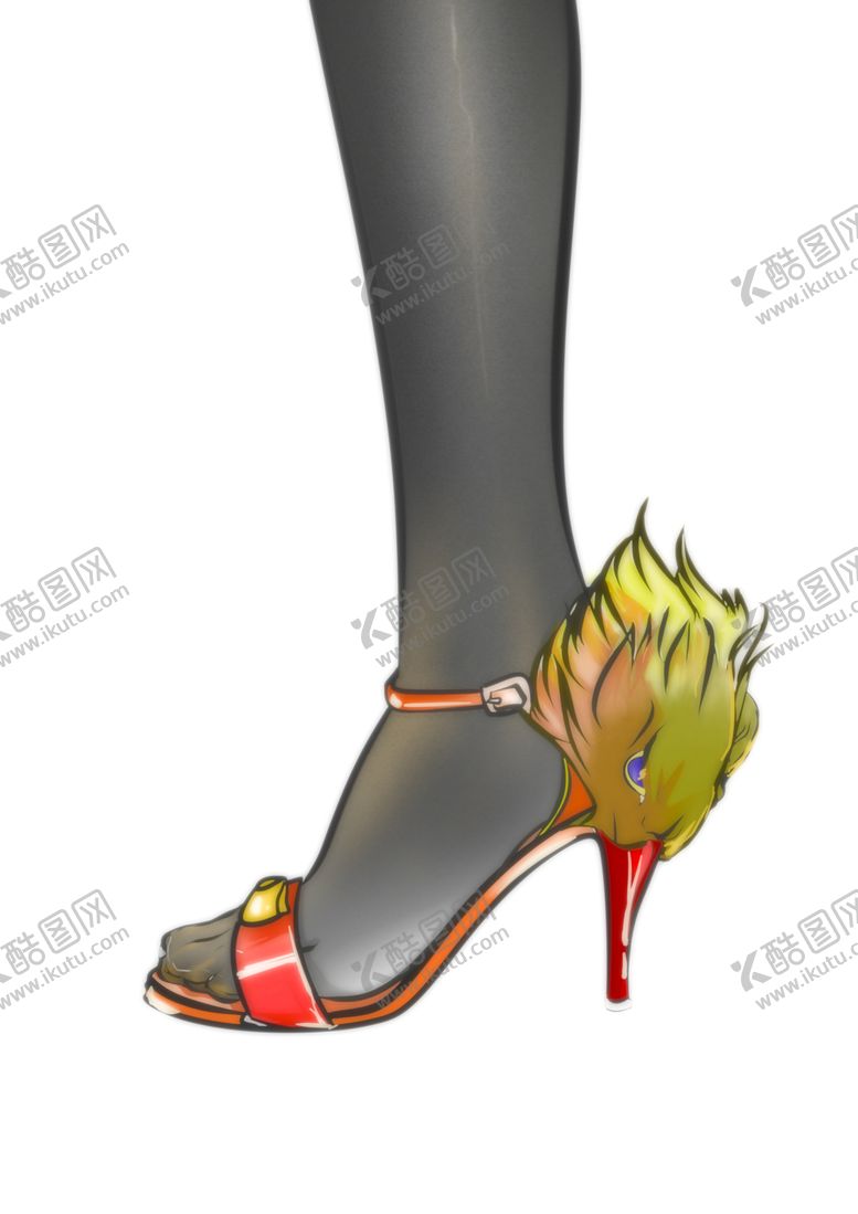 编号：32216807042310557660【酷图网】源文件下载-手绘高跟鞋