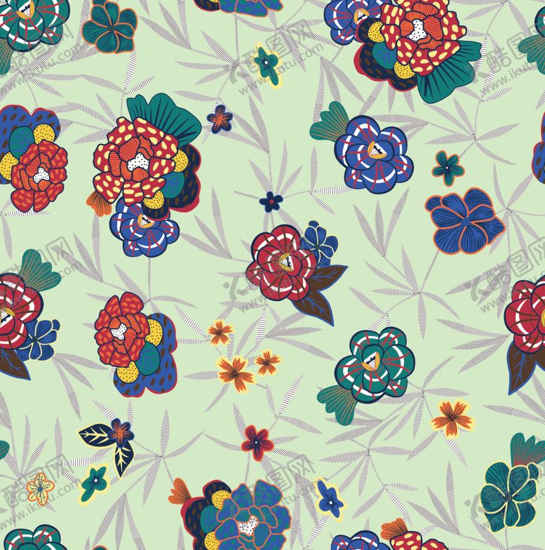 编号：57087610101203075920【酷图网】源文件下载-抽象腰果花