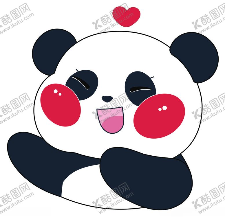 编号：32089201281633012370【酷图网】源文件下载-卡通熊猫