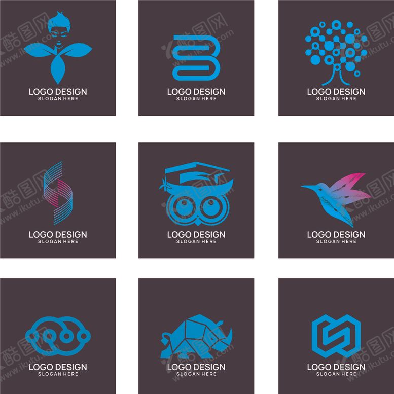 编号：63471404011649374060【酷图网】源文件下载-蓝色科技logo