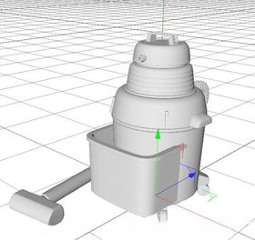 C4D模型吸尘器