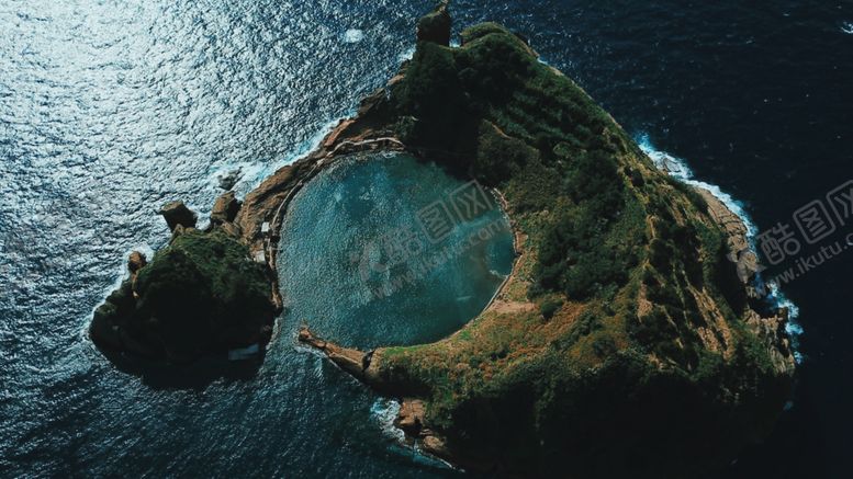 编号：98870009242358412337【酷图网】源文件下载-大海小岛海水风景背景