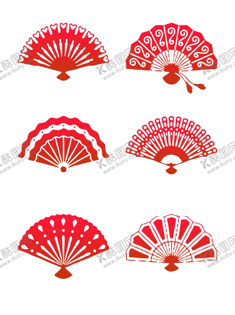 编号：06891510070154400987【酷图网】源文件下载-国潮扇子