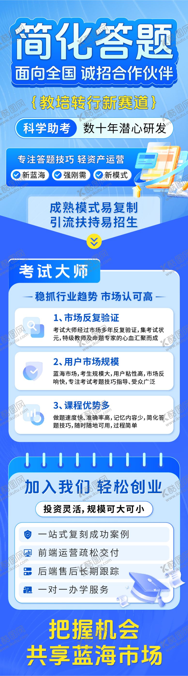 编号：16589102202053544939【酷图网】源文件下载-教育备考海报长图