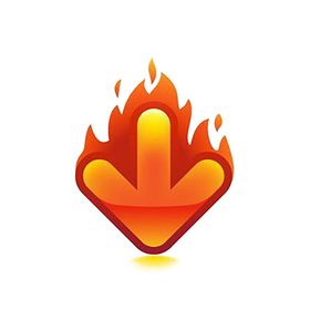 火焰光烟花素材logo