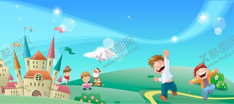 编号：93949809211332226555【酷图网】源文件下载-蓝天草地幼儿园