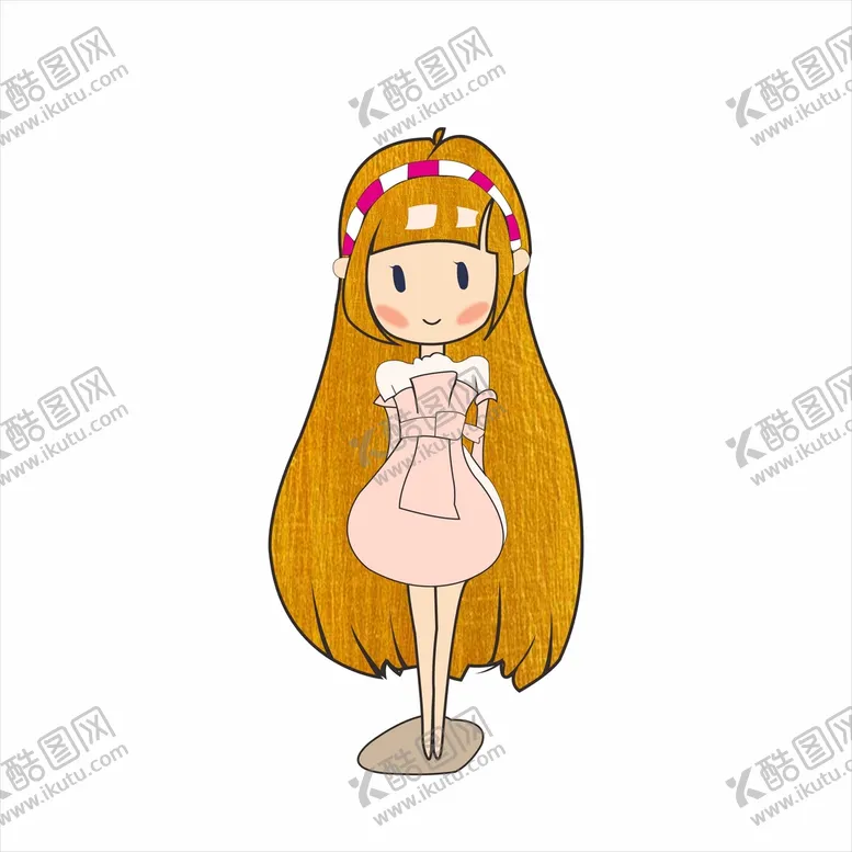 编号：35273201131433585443【酷图网】源文件下载-卡通美少女