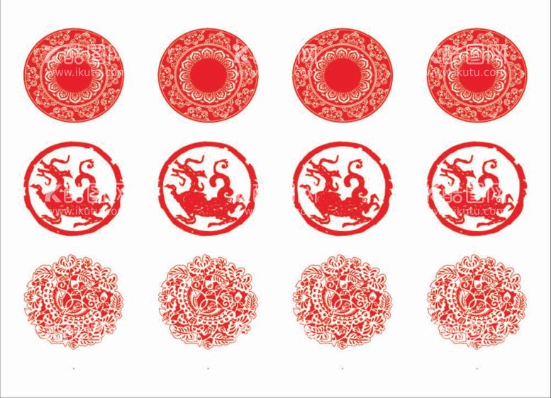 编号：43593212041958409785【酷图网】源文件下载-古典圆形图案