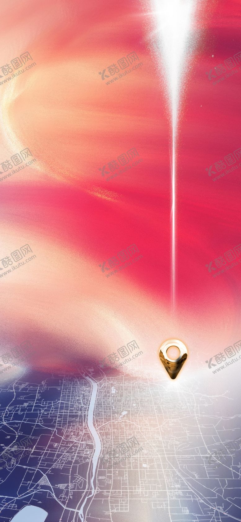 编号：51958306241747289691【酷图网】源文件下载-地产炫彩拿地土拍微信